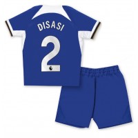 Camiseta Chelsea Axel Disasi #2 Primera Equipación para niños 2023-24 manga corta (+ pantalones cortos)